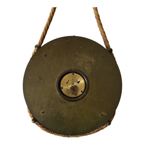 Vintage Atlanta 7 Jewel 8 Day Nautical Rope Wall Clock – Made in Western Germany - Picture 4 of 6